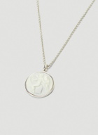 Cameo Eros Small Pendant Necklace in Silver