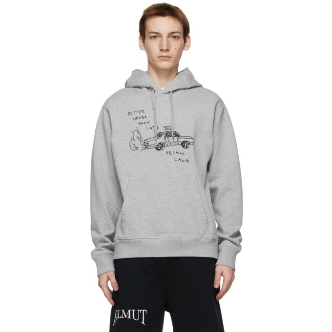 Photo: Helmut Lang SSENSE Exclusive Grey Saintwoods Edition Taxi Hoodie