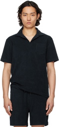 OAS Navy Terry Polo