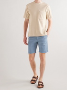 NN07 - Crown Slim-Fit Cotton-Blend Shorts - Blue