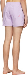 Hugo Purple Polyester Swim Shorts