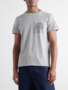 Remi Relief - Davis Printed Cotton-Jersey T-Shirt - Gray