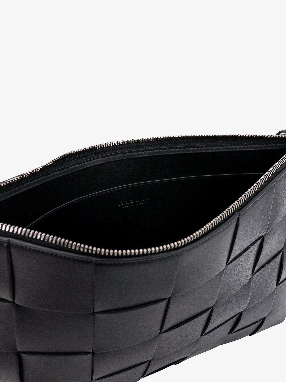 Bottega Veneta Cassette Black Mens Clutch
