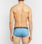 Dolce & Gabbana - Stretch-Cotton Briefs - Blue