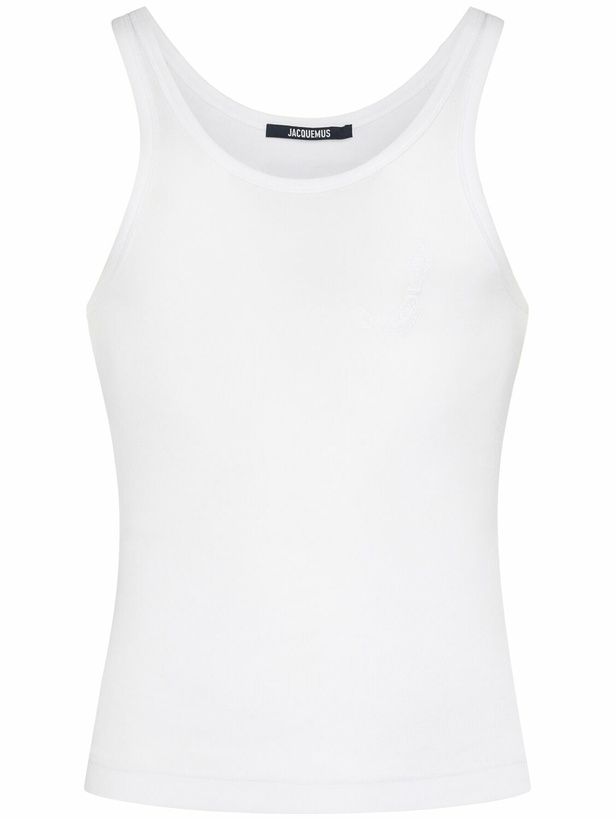 Photo: JACQUEMUS Le Debardeur Pesco Cotton Tank Top