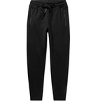 Dolce & Gabbana - Slim-Fit Tapered Logo-Embroidered Loopback Cotton-Jersey Sweatpants - Men - Black