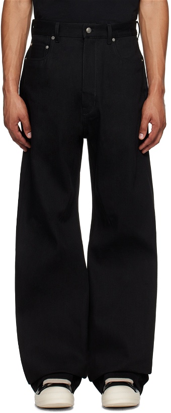 Photo: Rick Owens SSENSE Exclusive Black KEMBRA PFAHLER Edition Geth Jeans