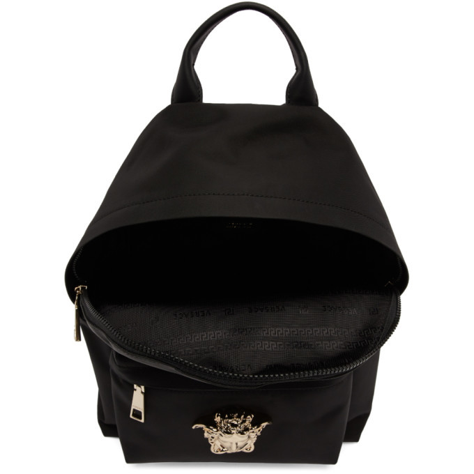 Versace Black Nylon Medusa Backpack Versace display picture 1