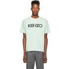 Kenzo Green Cotton Jersey Skate T-Shirt
