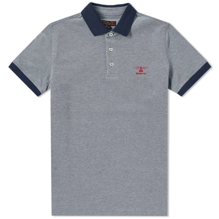 Photo: Barbour Peak Mix Polo Blue