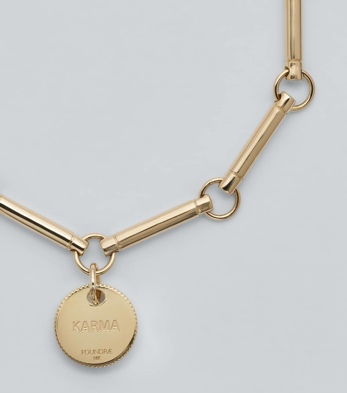 Foundrae Karma 18kt gold chain bracelet