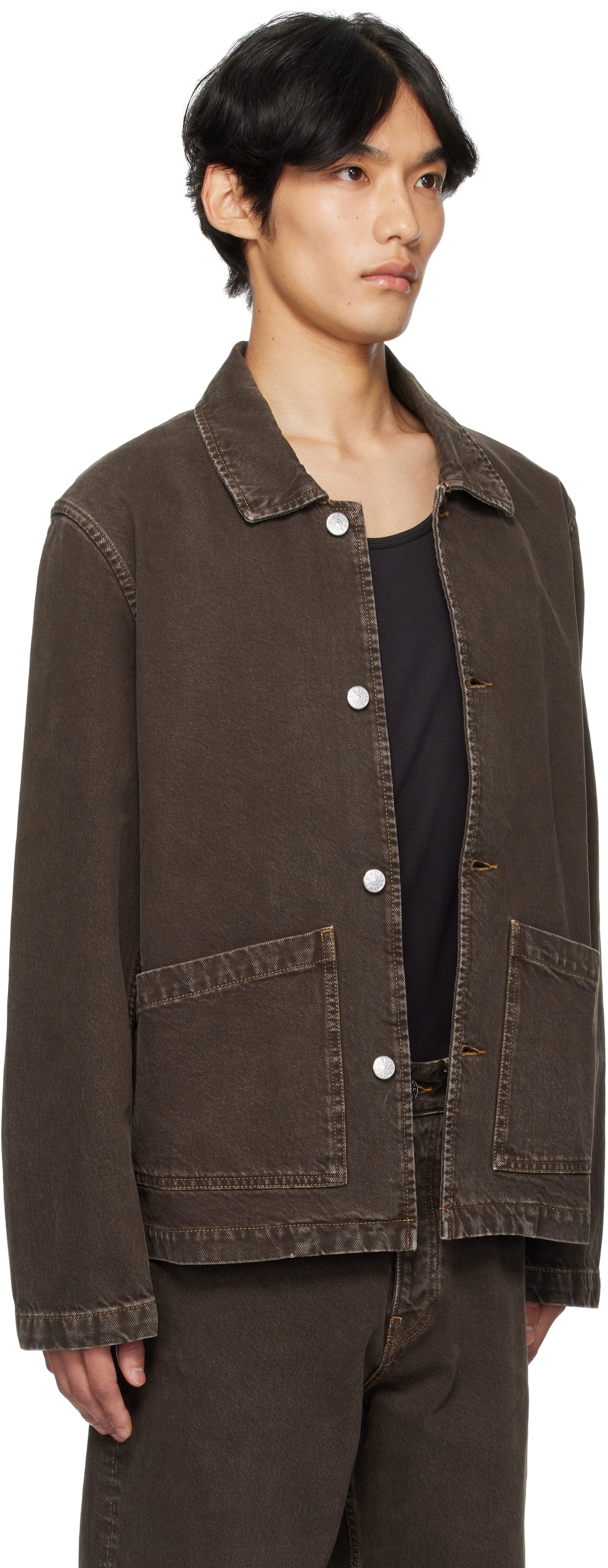 Sunflower Brown Worker Denim Jacket