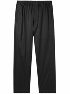 Lemaire - Straight-Leg Cotton-Twill Drawstring Trousers - Black