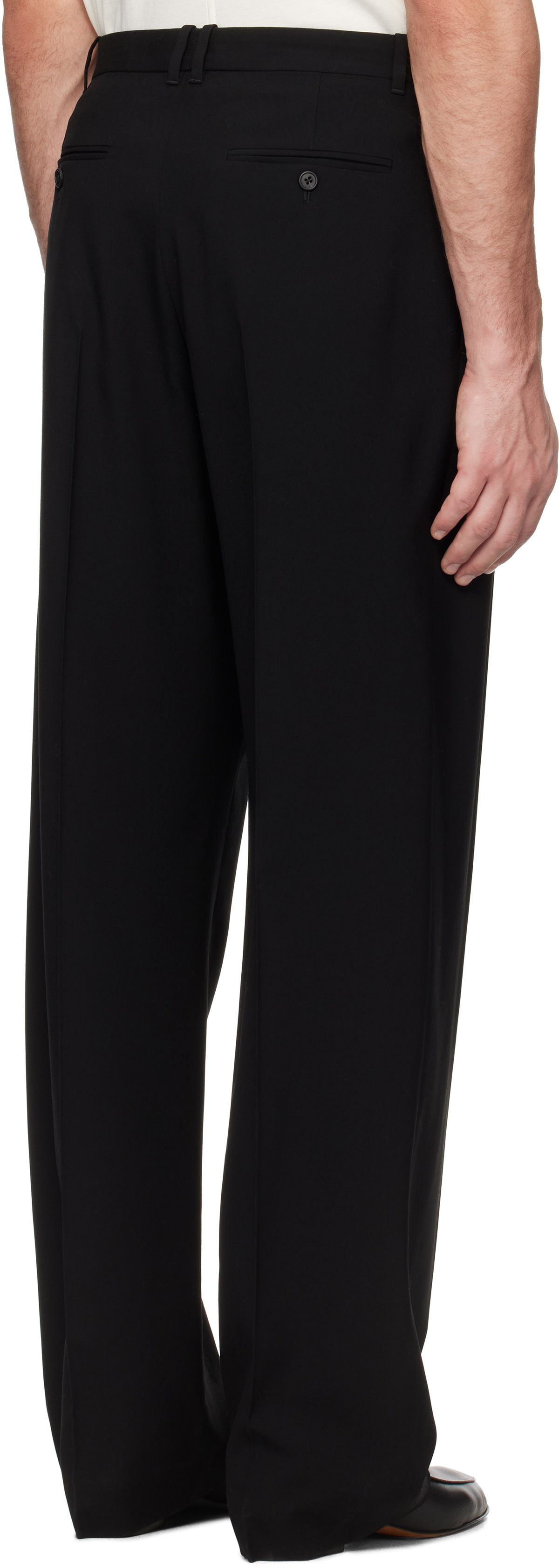 The Row Black Marcello Trousers The Row