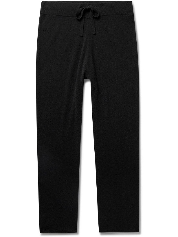 Photo: James Perse - Straight-Leg Recycled Cashmere Trousers - Black