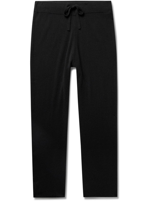 Photo: James Perse - Straight-Leg Recycled Cashmere Trousers - Black