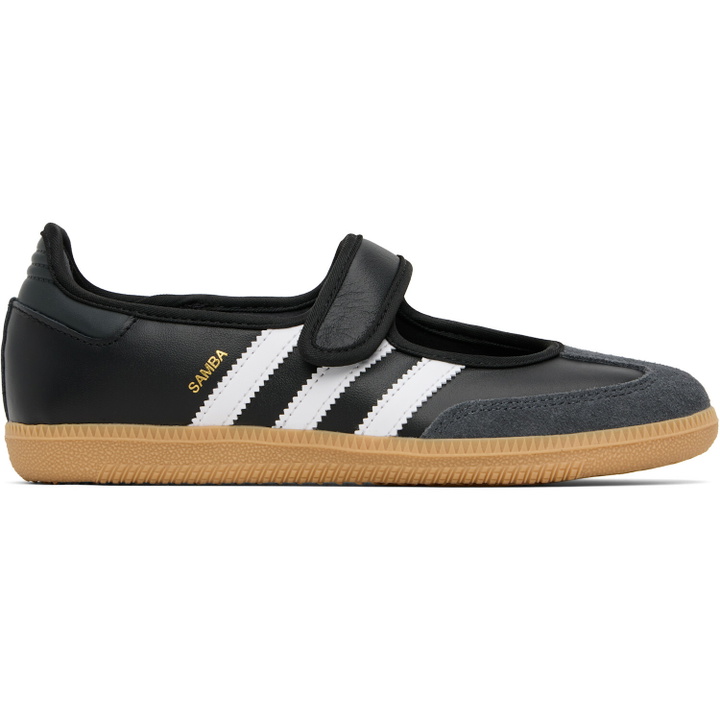 Photo: adidas Originals Black Samba Jane Ballerina Flats