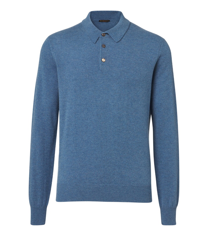 Photo: Rubinacci Cashmere polo sweater