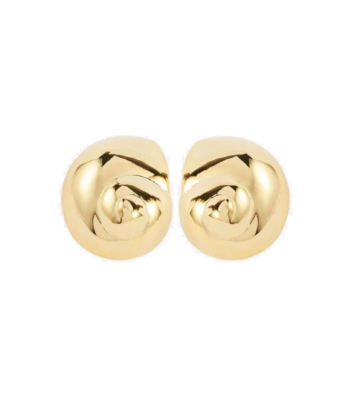 Photo: Jennifer Behr Natica 18kt gold-plated earrings