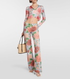 Loewe Paula's Ibiza floral printed low-rise jeans