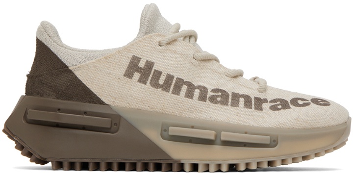 Photo: adidas x Humanrace by Pharrell Williams Beige & Brown NMD S1 Sneakers