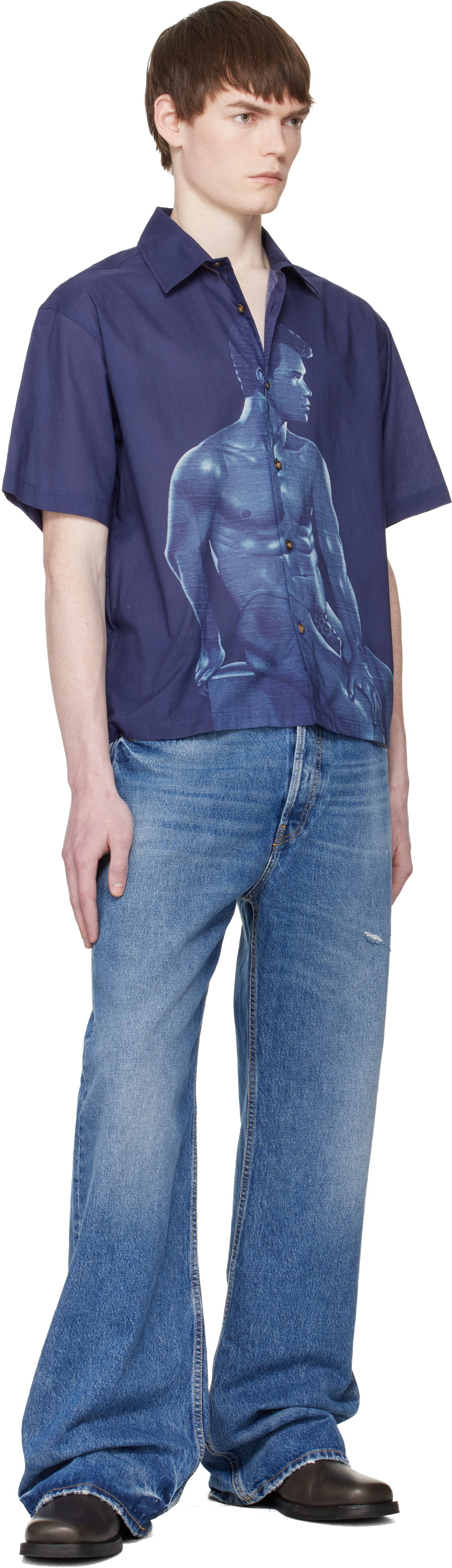 Carne Bollente Navy Sadao Hasegawa 'In Blue' Shirt