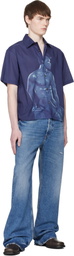 Carne Bollente Navy Sadao Hasegawa 'In Blue' Shirt