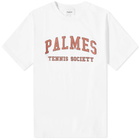 Palmes Men's Ivan Collegate T-Shirt in White