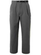 Goldwin - Straight-Leg Belted Shell Trousers - Gray