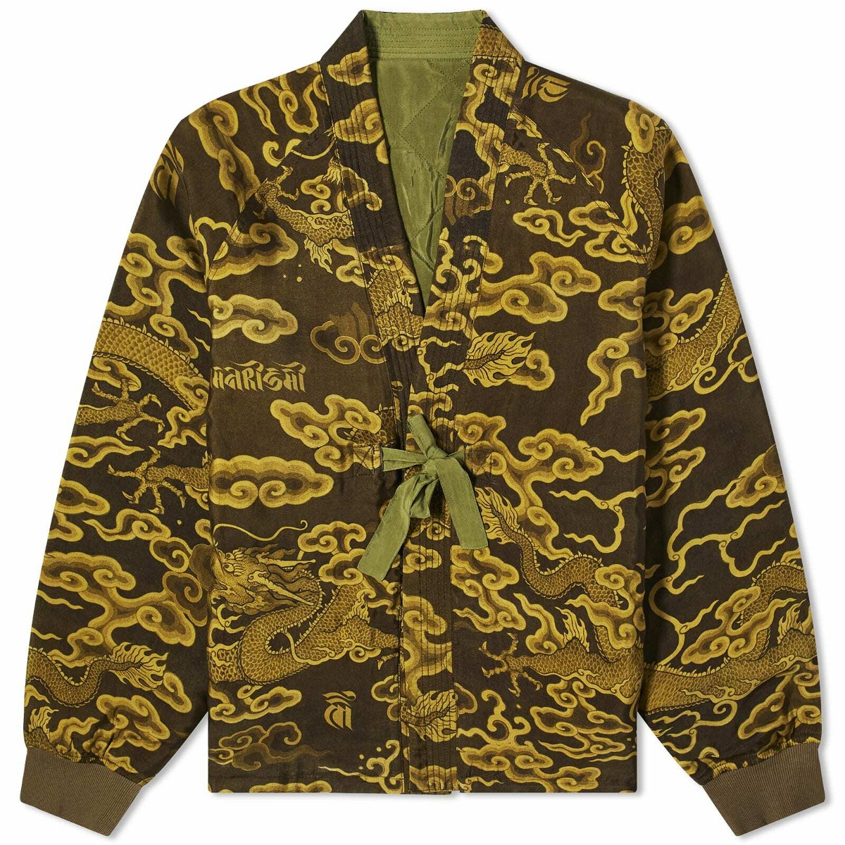 Maharishi Men's Sue-Ryu Dragon Tour Jacket in Olive Maharishi