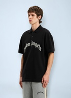 Palm Angels Logo Motif Polo Shirt