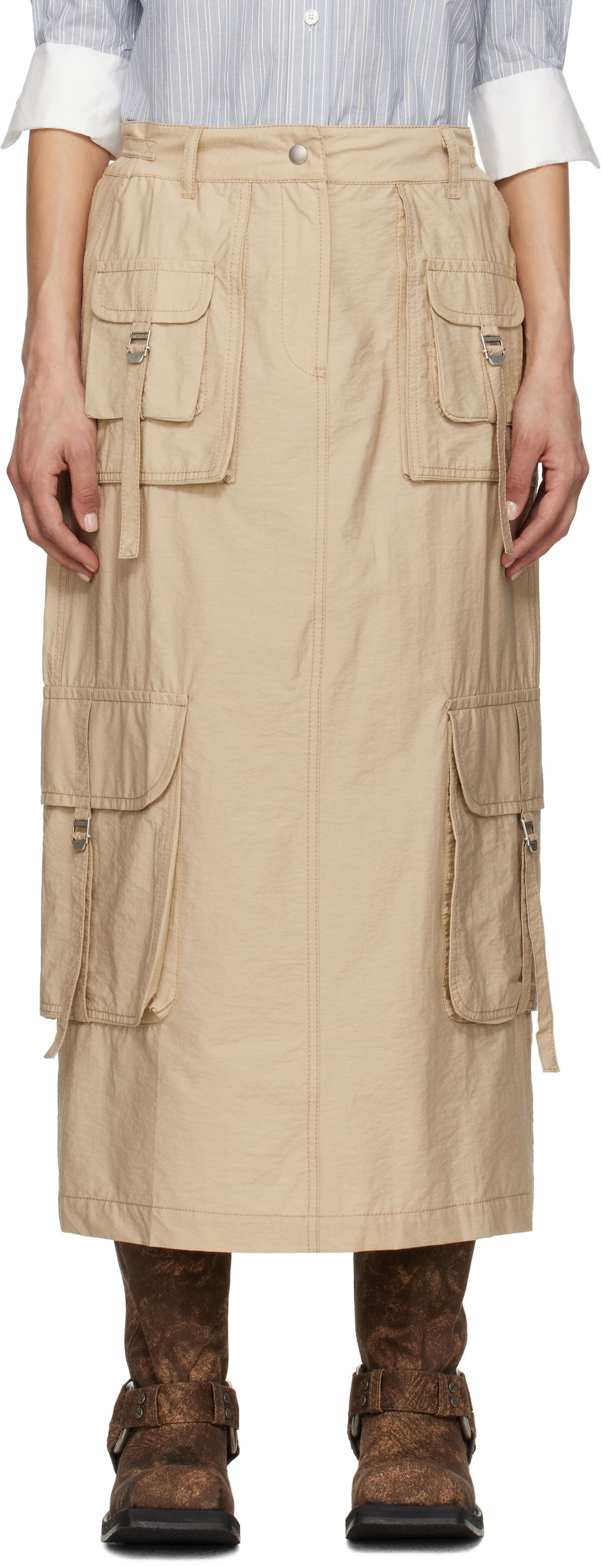 スカート KENZO 'Cargo' skirt Beige Kenzo 'cargo' Skirt | italist