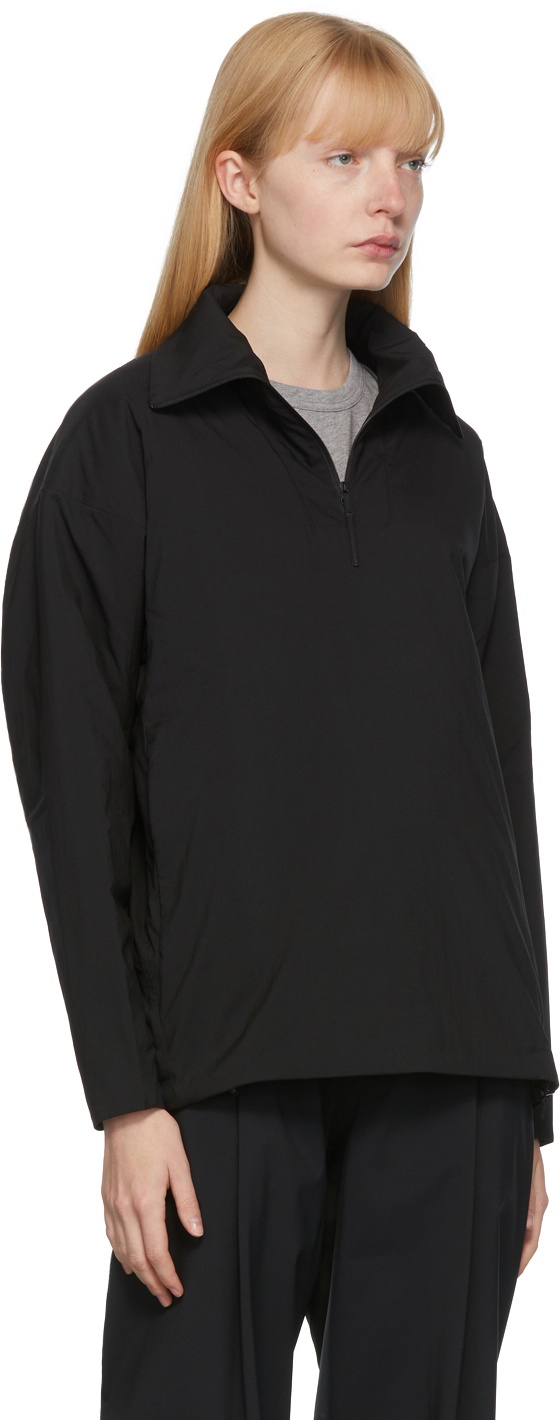 Veilance Black Atrix Half Zip Jacket