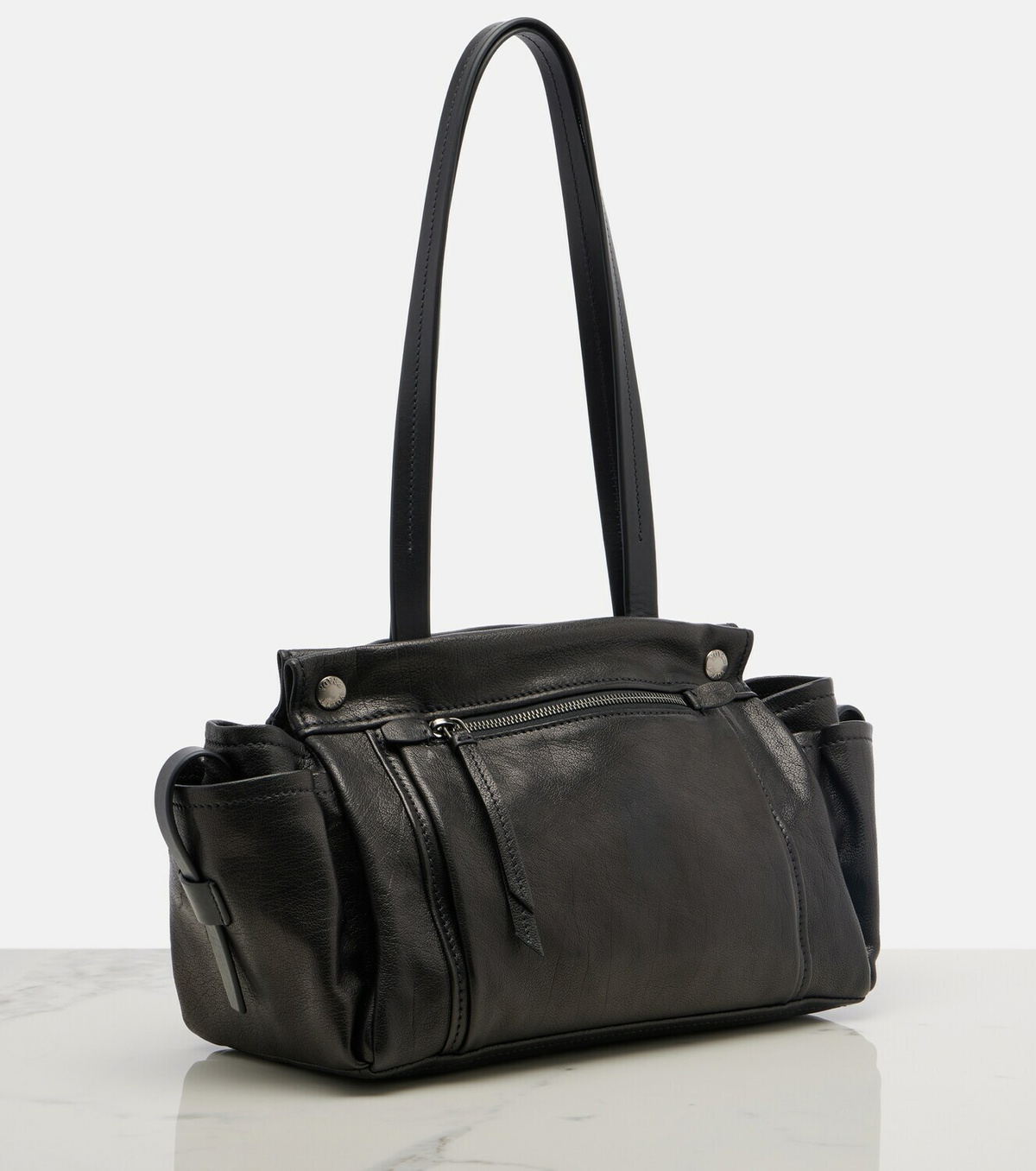 Prada Prada Route leather tote bag