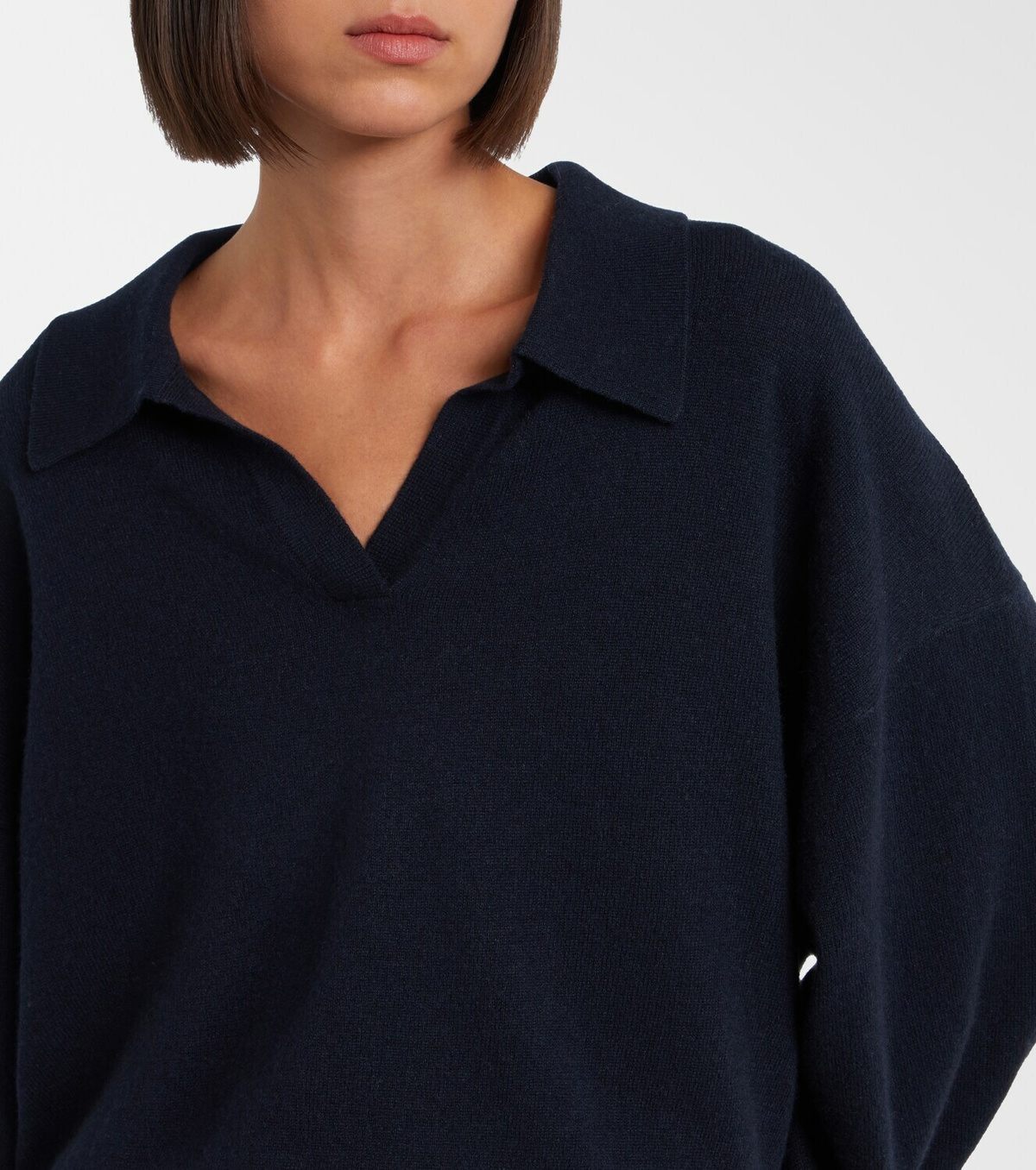 Lisa Yang Katriel cashmere polo sweater