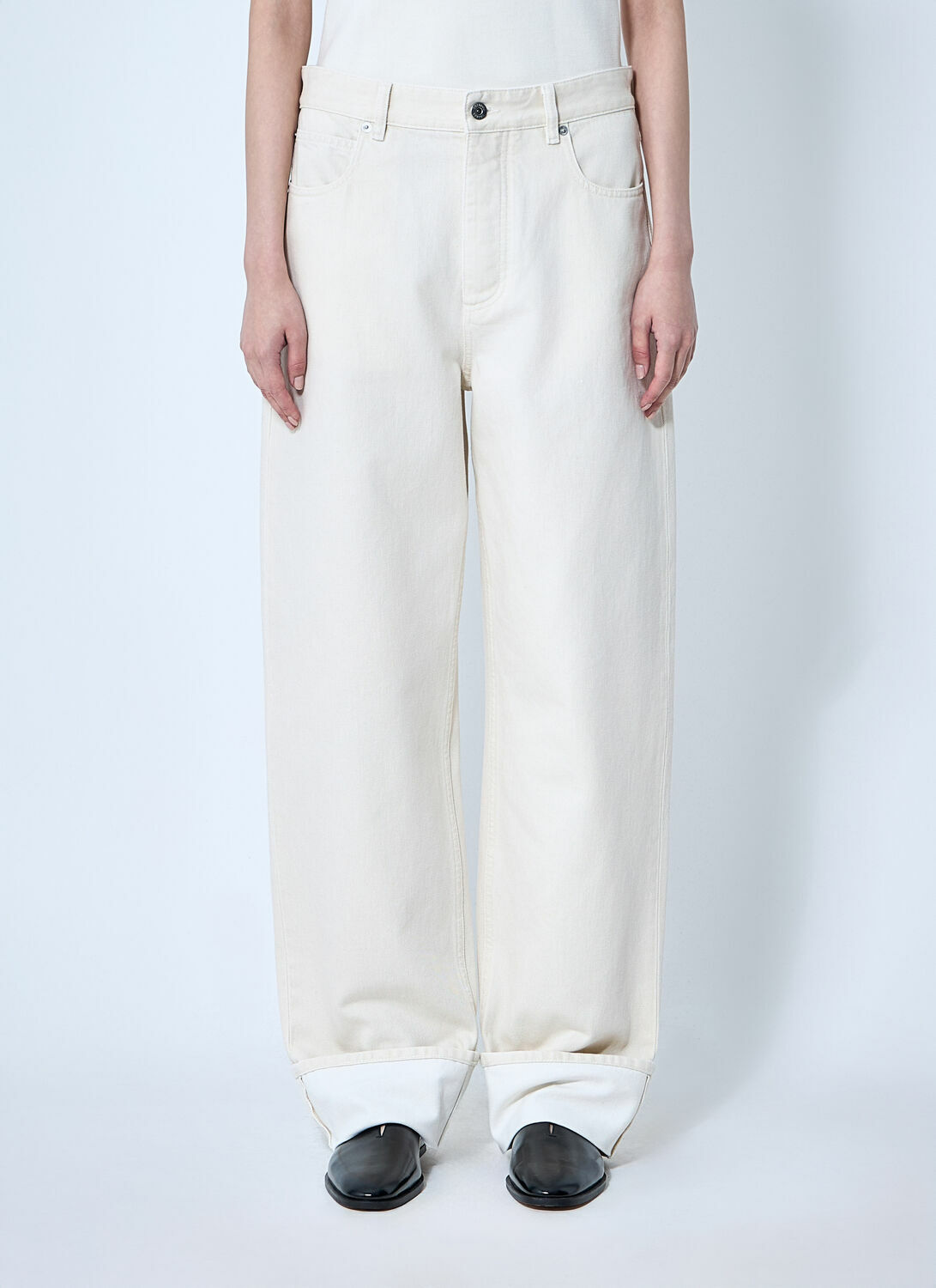 Bottega Veneta Jeans With Turned-Up Cuffs