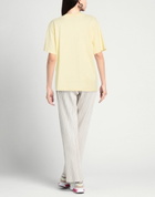 Róhe Womens T-shirt Pastel in Yellow
