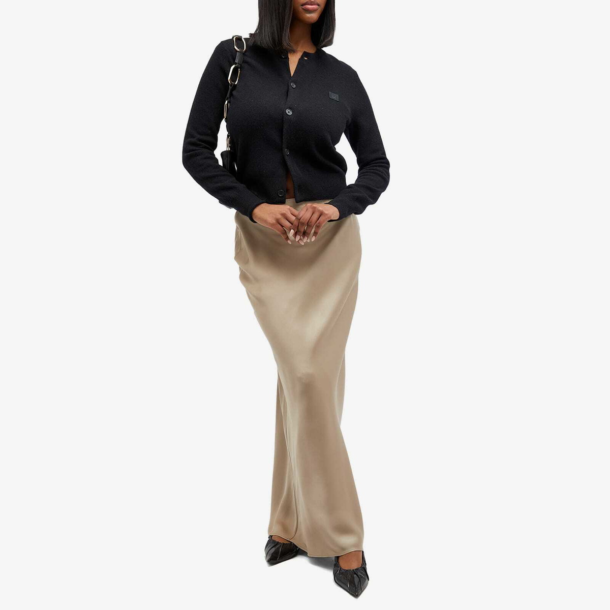 スカート ANINE BING Beige buttoned pencil skirt Women's skirts by ANINE BING | TheDoubleF