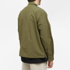 Uniform Bridge Men's Smock Overshirt in Olive