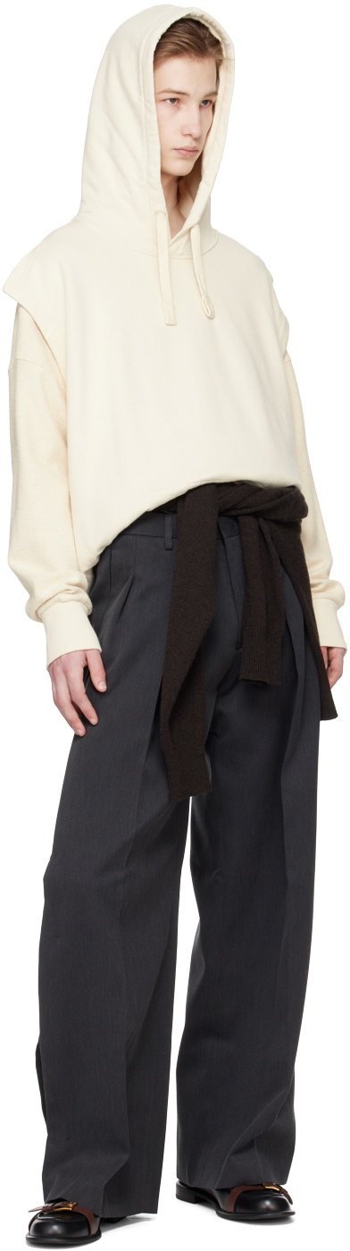 T/SEHNE SSENSE Exclusive Gray Tailored Trousers