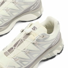 Salomon Women's XT-6 Sneaker in Vanilla Ice/Ftw Silver/Lilaca