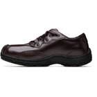 Dr. Martens Burgundy Aurix Satin Finish Leather 5I Sneakers