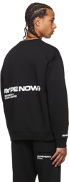 AAPE by A Bathing Ape Black Logo Sweatshirt