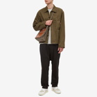 Acne Studios Men's Okey Cotton Twill Pink Label Jacket in Khaki Green