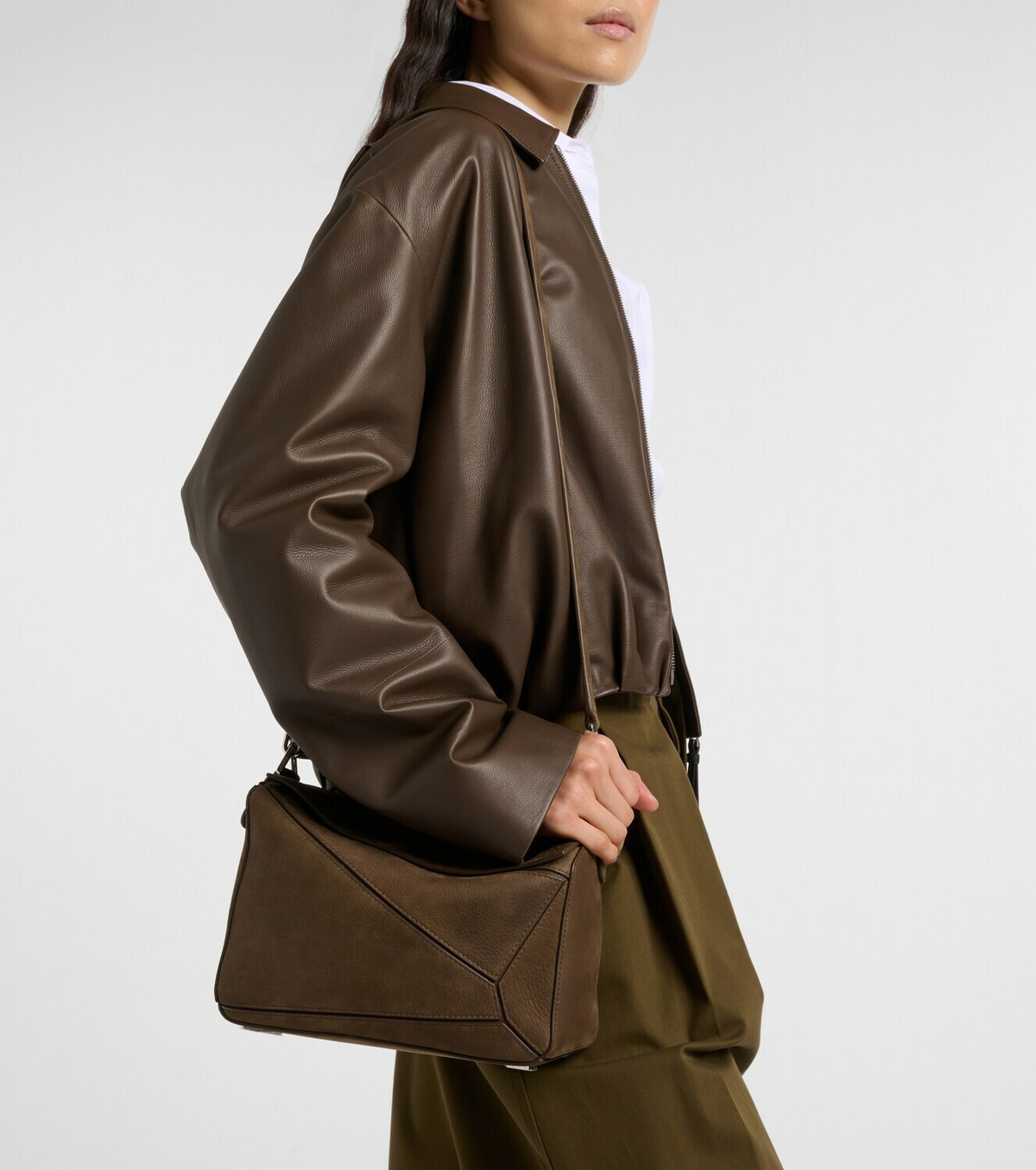 Loewe Puzzle Small leather tote bag