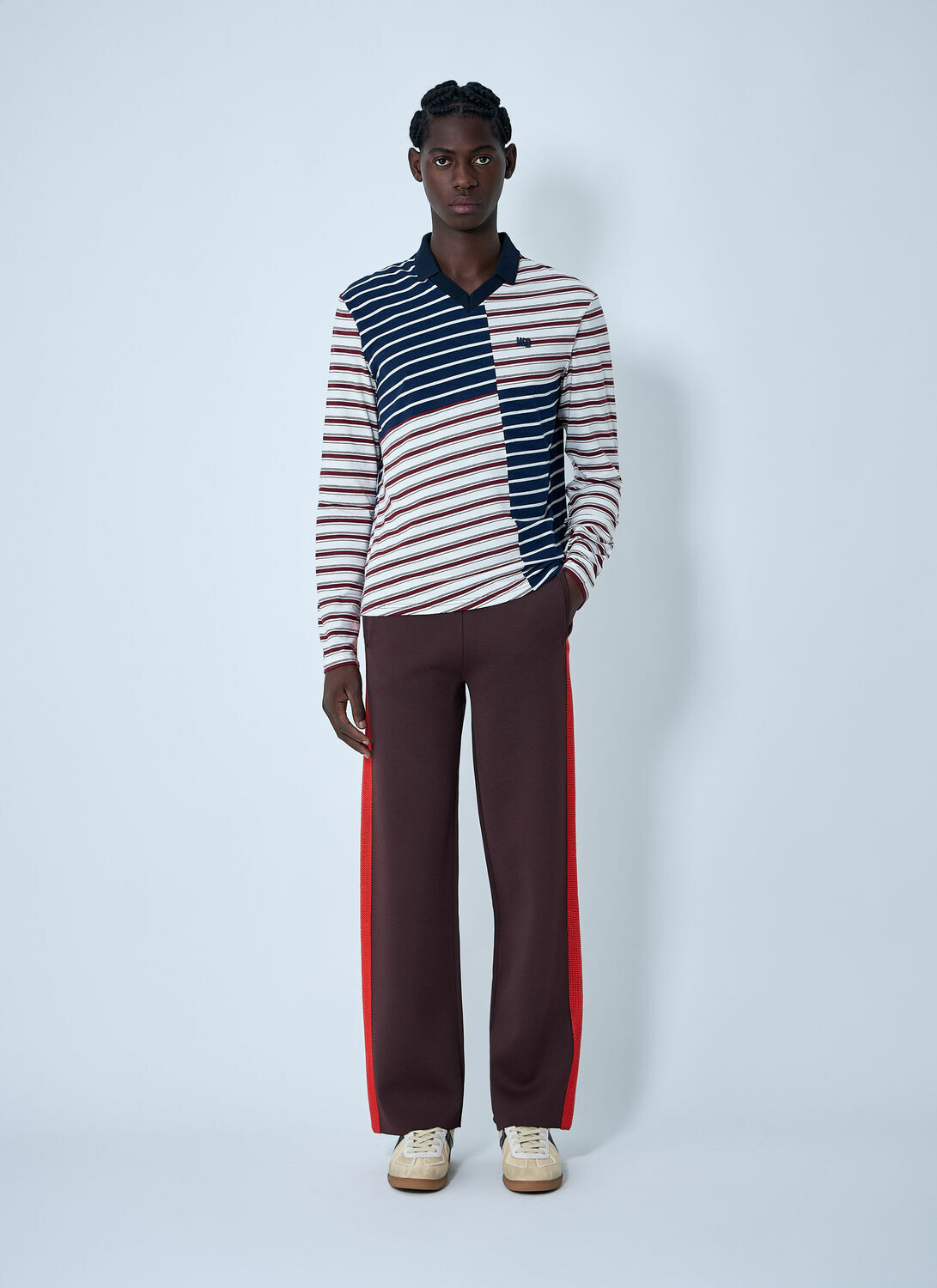 Wales Bonner Logo Motif Polo Shirt