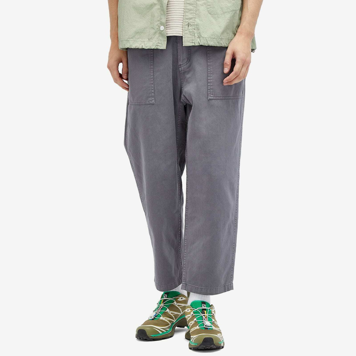 チノパンツ Gramicci Loose Tapered Pants Pigment Fog G103-OGT Loose Tapered Pant in Pigment Fog ~ Windthrow