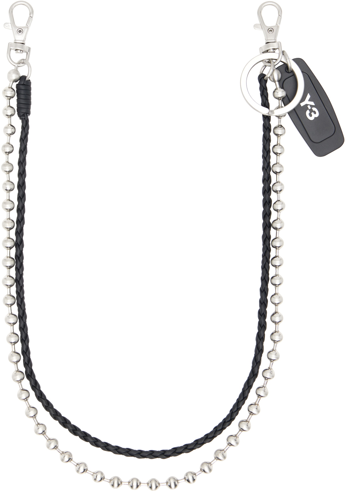 Y-3: Black Key & Wallet Chain | SSENSE