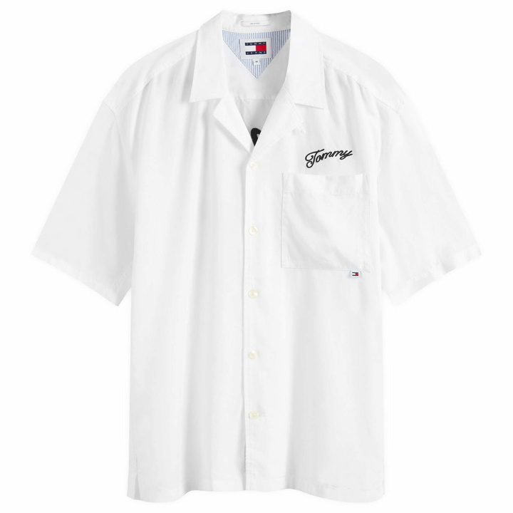Photo: Tommy Jeans Men's Resort Vacation Shirt in White