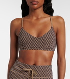 The Upside Zoe houndstooth sports bra